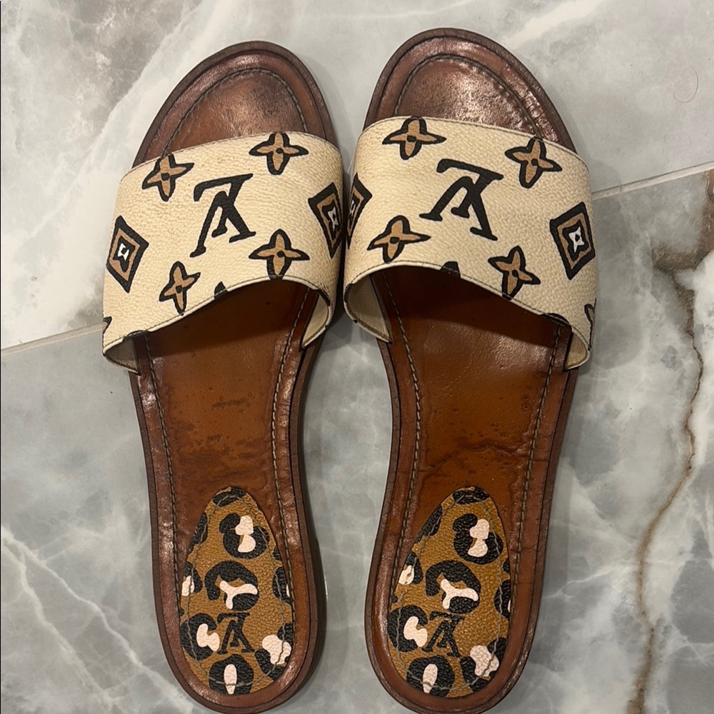 Louis Vuitton slides